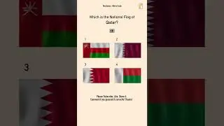 Find the Flag 150 &bull; Qatar #flag #quiz #country