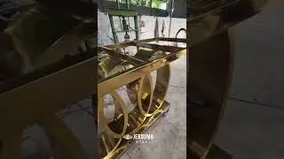 Meja Console Stainless Steel Model Triloop