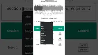 Songtag - A web app to support tagging of Song structure.