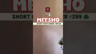 Meesho short🎀kurti under ₹299🤯 #messho #kurti #kurta #kurtis #fashion