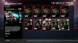 MUT 17 Marshawn Lynch Ultimate Legend Set Collection