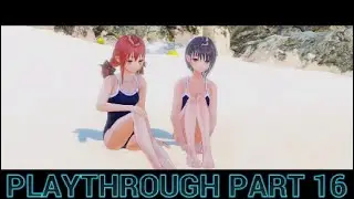 Blue reflection playthrough part 16 bringing ako to the beach