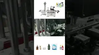 Automatic #Capping Machine for bottle sugar, Plastic container #screw capper ,Twist off cap# Machine