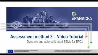 ePANACEA Method 3 of Assessment - Tutorial