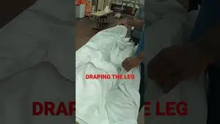Introduction to massage draping the leg