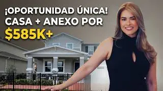 Casa con Anexo Independiente St. Cloud Florida🏡 | Sin CDD, con incentivos y tasas bajas 💰
