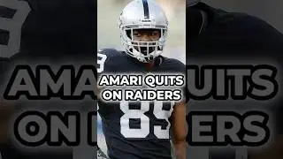 🚨BREAKING: Amari Cooper QUITS On Raiders! #nfl #raiders #shorts
