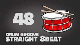 [Drum Groove] Straight 8Beat 48bpm