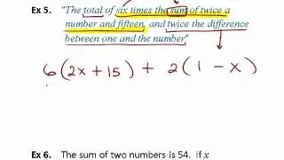 Translating Verbal Expressions into Variable Expressions
