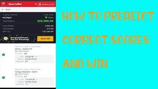 HOW TO PREDICT CORRECT SCORES |  correct score football tips