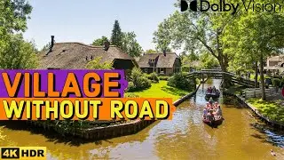 No Roads, Just Water! Giethoorn Boat Ride Experience