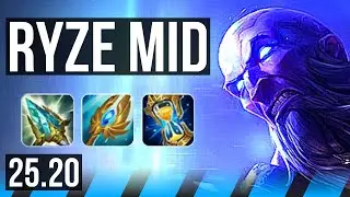 RYZE vs SYLAS (MID) | KR Master | 25.20