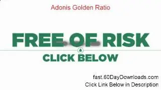 Adonis Golden Ratio Review 2014 - legit reviews