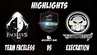 Faceless vs Execration Game 1 ASUS ROG SEA CUP