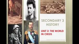 Secondary 3 History elective Chapter 1- part 1