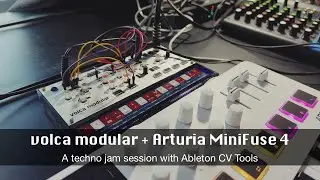 Korg volca modular with Ableton CV Tools (Jam Session)