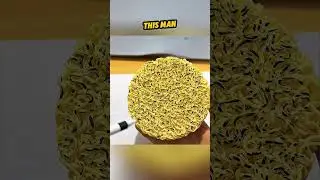 Этот трюк с лапшой Maggi сделал его богатым😲 #шорты