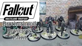 Fallout Brotherhood of Steel plastic minis painting & review