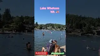 🇺🇸 Lake Whatcom Summer Vibes 💦#LakeWhatcom #SummerVibes  #ExploreWashington #FunInTheSun #shorts