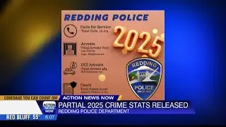 Redding Police Department releases partial 2025 crime stats