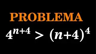 Pruebe por inducción matemática que: 4^(n+4) es mayor que (n+4)^4