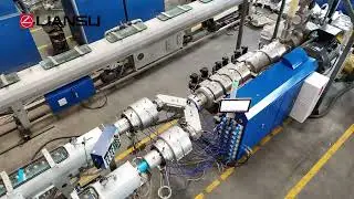 LSDP-110 PVC Dual Pipe Extrusion Line