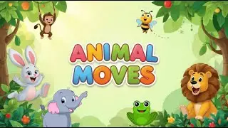 Animal Moves Rhyme | Fun Action Rhyme for Kids | Nursery Rhymes For Children | Kids Song
