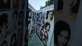 IRANIAN DISPLAY AT ROBSO SQUARE VANCOUVER CANADA