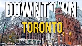 🚶🏻&zwj;♂️Walking In Toronto Downtown - Nice Walk From Distillery District to Union Station Check It Out!