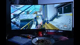 LG Ultra Gear 34 inch OLED Gaming Monitor POV #Gameplay Call of Duty BlackOps7 #cod 34gx900ab