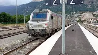 Departure of the night train to Paris-austerlitz in brian&ccedil;on