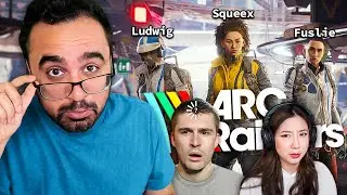 Ludwig and fuslie's first time playing ARC Raiders was pure CHAOS