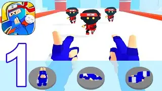 Ninja Hands - Gameplay Part 1 All Levels Max Level (Android, iOS)
