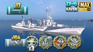 Эсминец ZF-6: Самый ценный игрок на карте Haven - World of Warships
