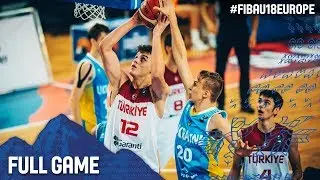 Turkey v Ukraine - Full Game - Round of 16 - FIBA U18 European Championship 2017