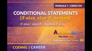 Java if else Explained in 20 Minutes | Conditional Statements for Beginners | AARAMBH