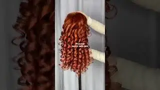 Ginger color wig Welcome order #ginger #hdlacewig #wigstyle  #lacewigs