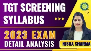 HSSC TGT SCREENING SYLLABUS || TOPIC WISE ANALYSIS  BY NISHA SHARMA ACHIEVERS ACADEMY ||