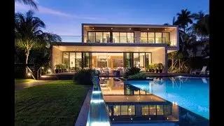 Miami Beach Waterfront House on Pine Tree Dr