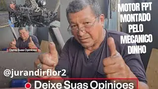 Motor FPT Deu Lavagem De Cilindro Veja A Desmontagem e Montagem Com Mecanico Dinho