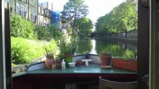 Houseboat Sailing on the London Canals