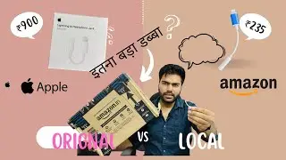 Apple Lightning to 3.5mm Jack Adapter Comparison Original vs local | Funny Amazon