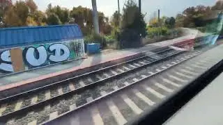 Riding Amtrak Next Gen Acela Through HOLLY Interlocking (Rough Track)