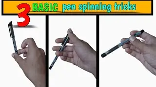 3 basic pen spinning tricks - Pen spinning tutorial
