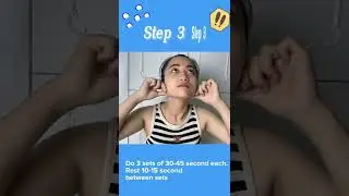 Slim & longer neck in week | Burning neck fat, double chin #tiktokfitness
