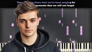 Martin Garrix feat JRM - These Are The Times | Piano Cover | Instrumental Karaoke