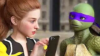 April asks Donatello wifi password - Trojanplays TMNT animation