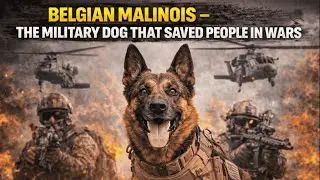 Belgian Malinois &ndash; The Military Dog That Saved People in Wars#BelgianMalinois#MilitaryDog#WarHeroDog