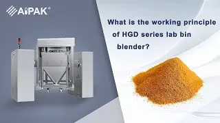 What is the working principle of HGD series lab bin blender?