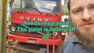 Starting repairs to the 1980 Volvo F7